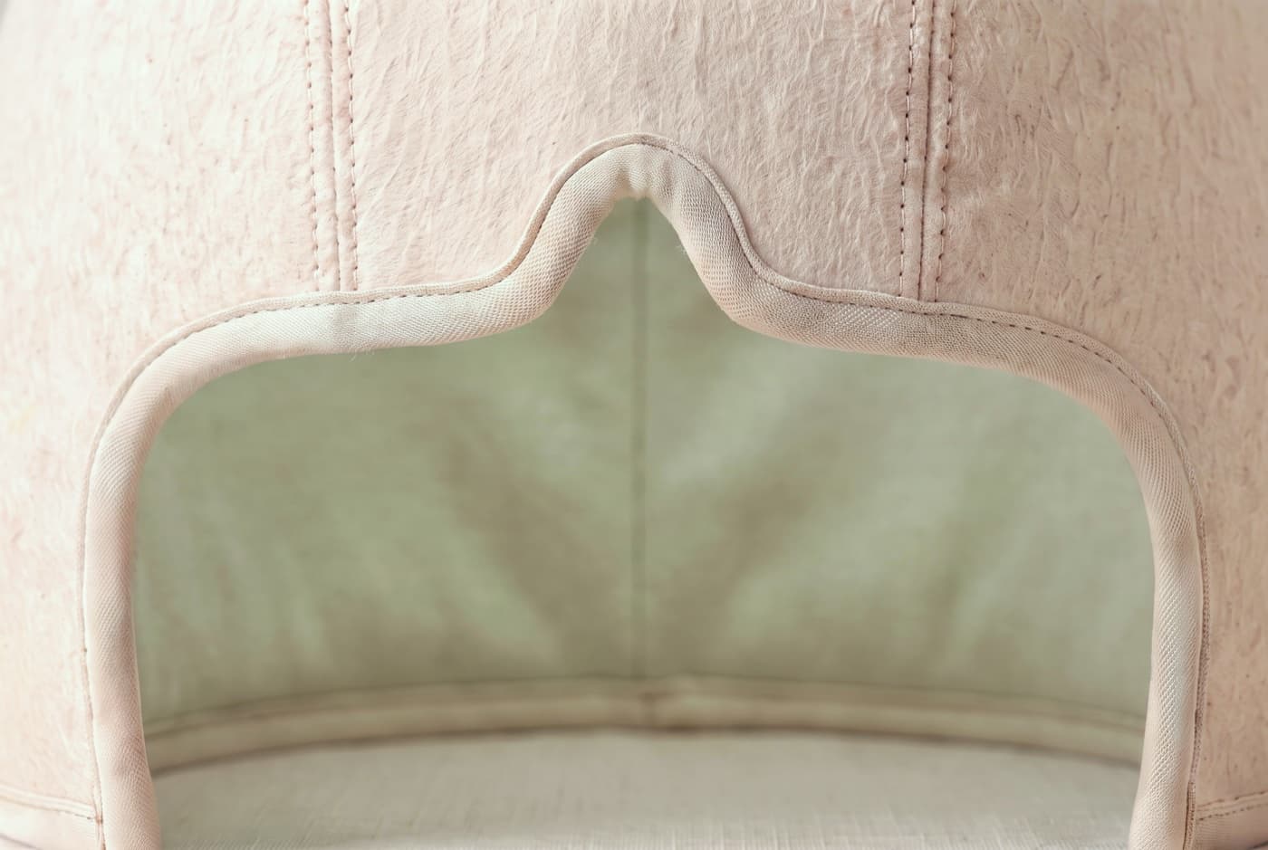 soothelings Soothe Helmet — Arched notch clears the nose bridge